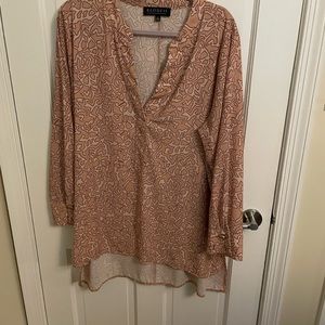 Eloquii silky tunic shirt